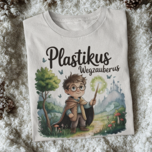Plastikus Wegzauberus Organisches Premium Shirt