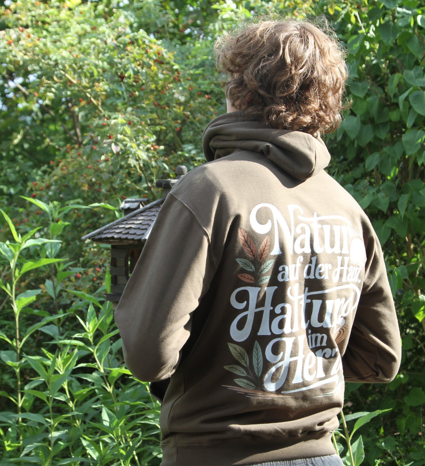 Natur Auf Der Haut Organischer Premium Hoodie