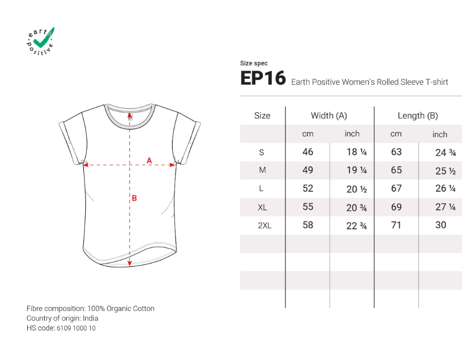 Nachhaltiges Frauen Baumwoll-Shirt