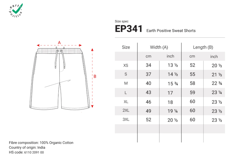 Nachhaltige Baumwoll-Shorts