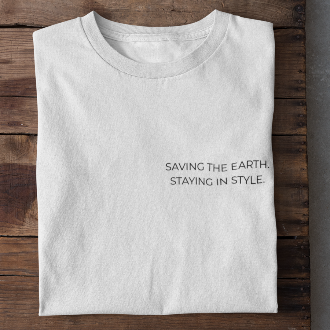 Saving The Earth Organisches Premium Shirt