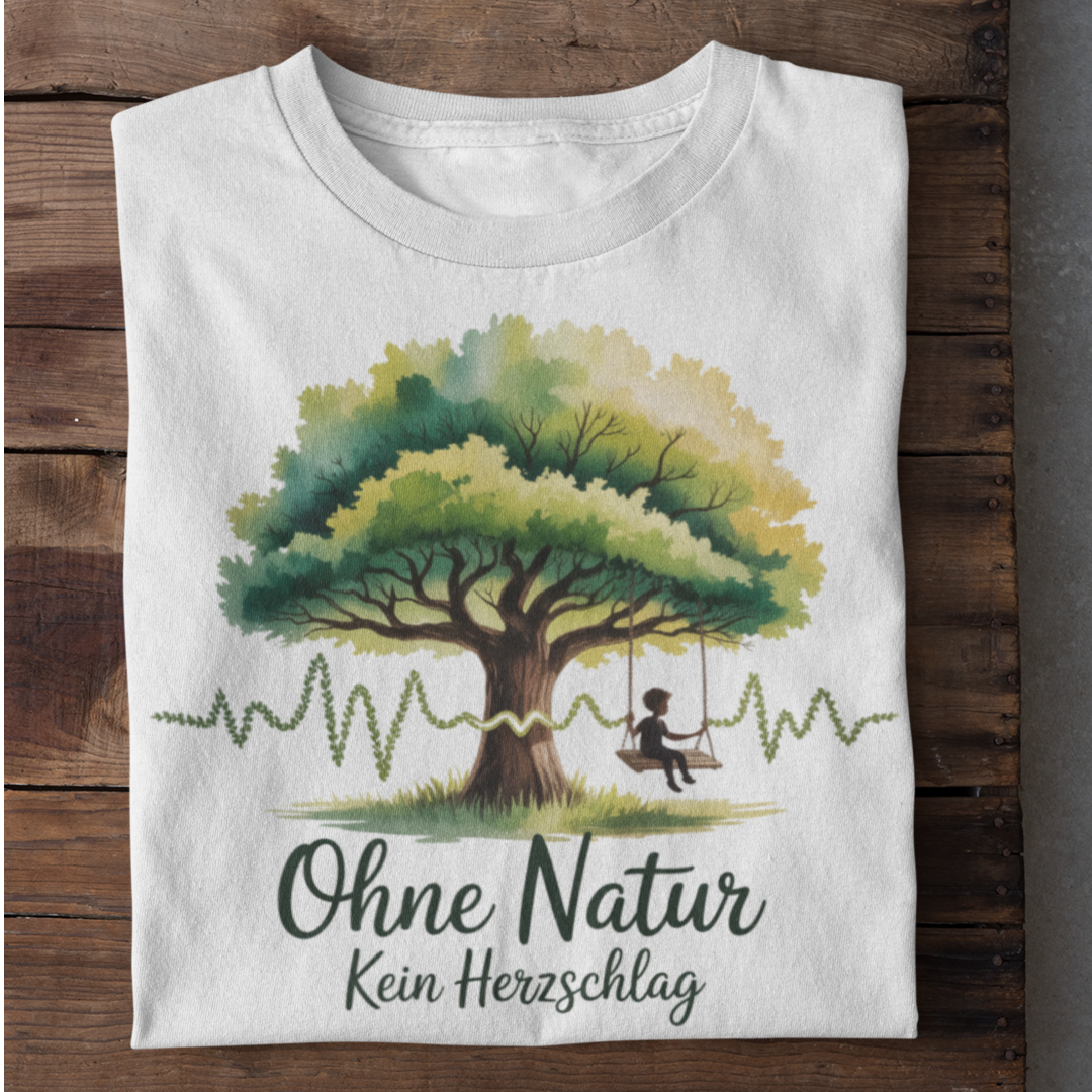 Ohne Natur Kein Herzschlag Organisches Premium Shirt