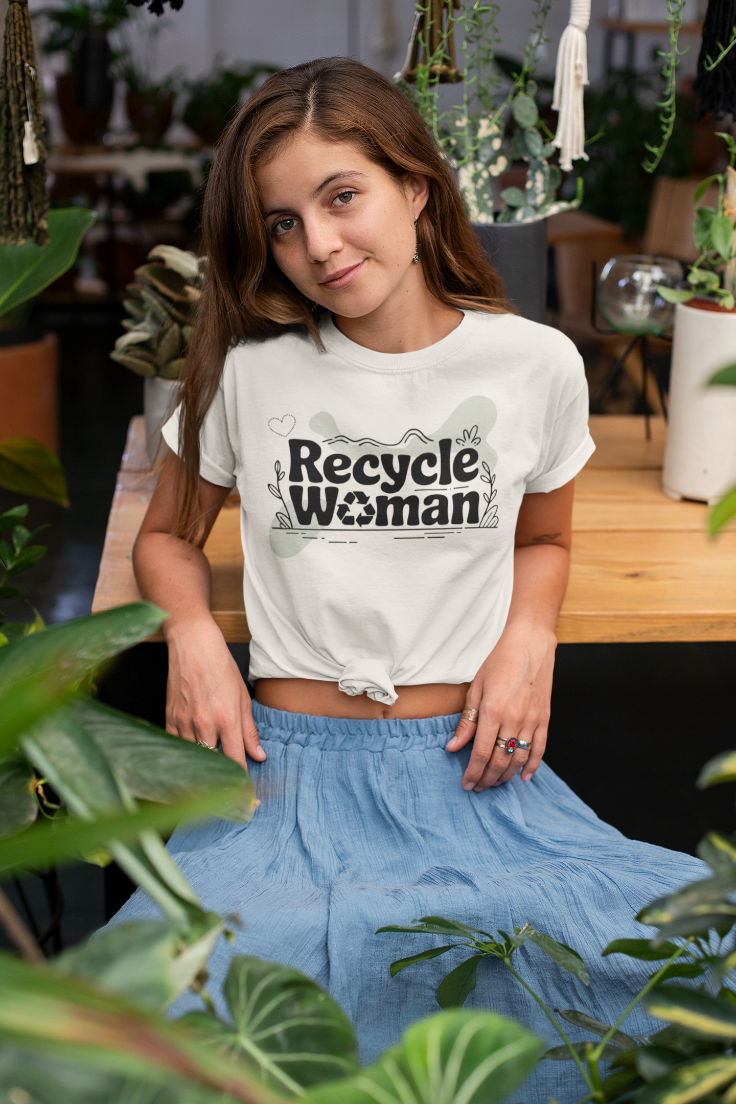 Recycle Woman Organisches Premium W-Shirt