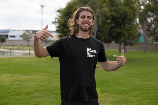 No Planet No Party Organisches Premium Shirt