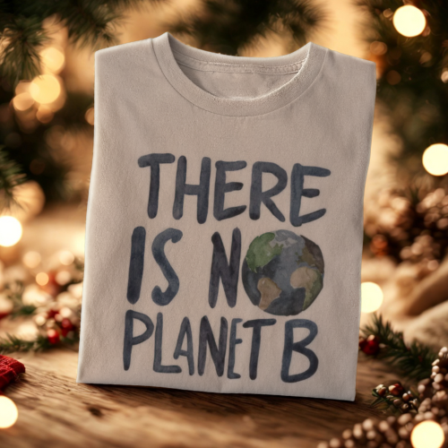 Theres No Planet B Organisches Premium Shirt