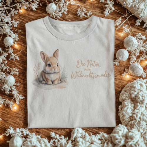 Die Natur, mein Weihnachtswunder Organisches Premium Shirt