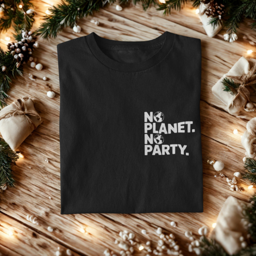 No Planet No Party Organisches Premium Shirt