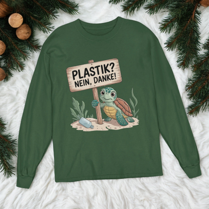 Plastik Nein Danke Organisches Premium Bio Sweatshirt
