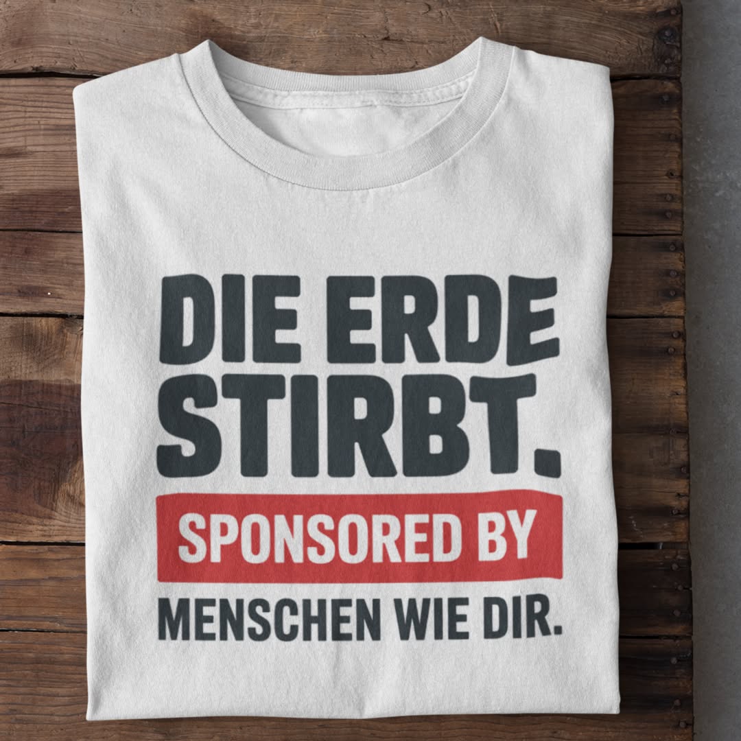 Die Erde Stirbt Organisches Premium Shirt