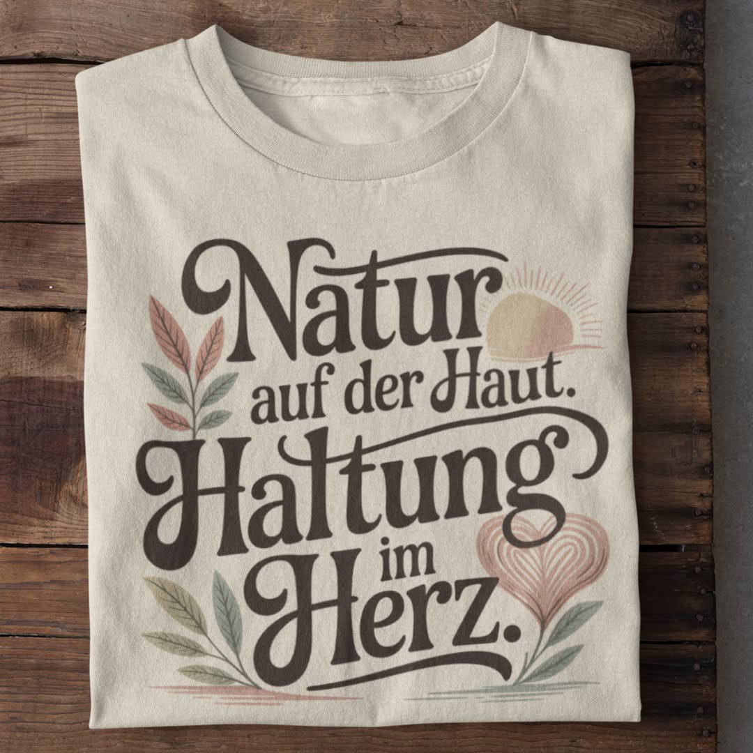 Natur Auf Der Haut Organisches Premium Shirt