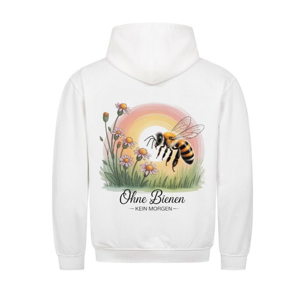 Ohne Bienen kein Morgen Organischer Premium Hoodie