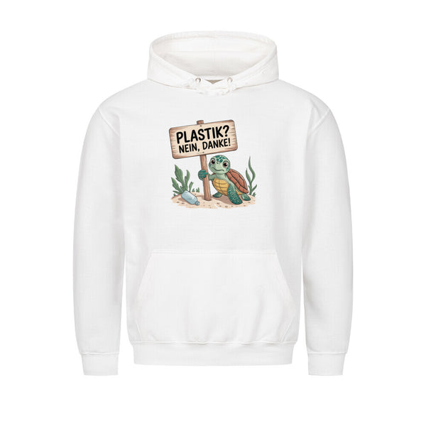 Plastik Nein Danke Organischer Premium Hoodie