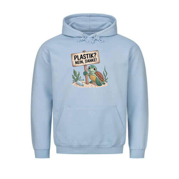 Plastik Nein Danke Organischer Premium Hoodie