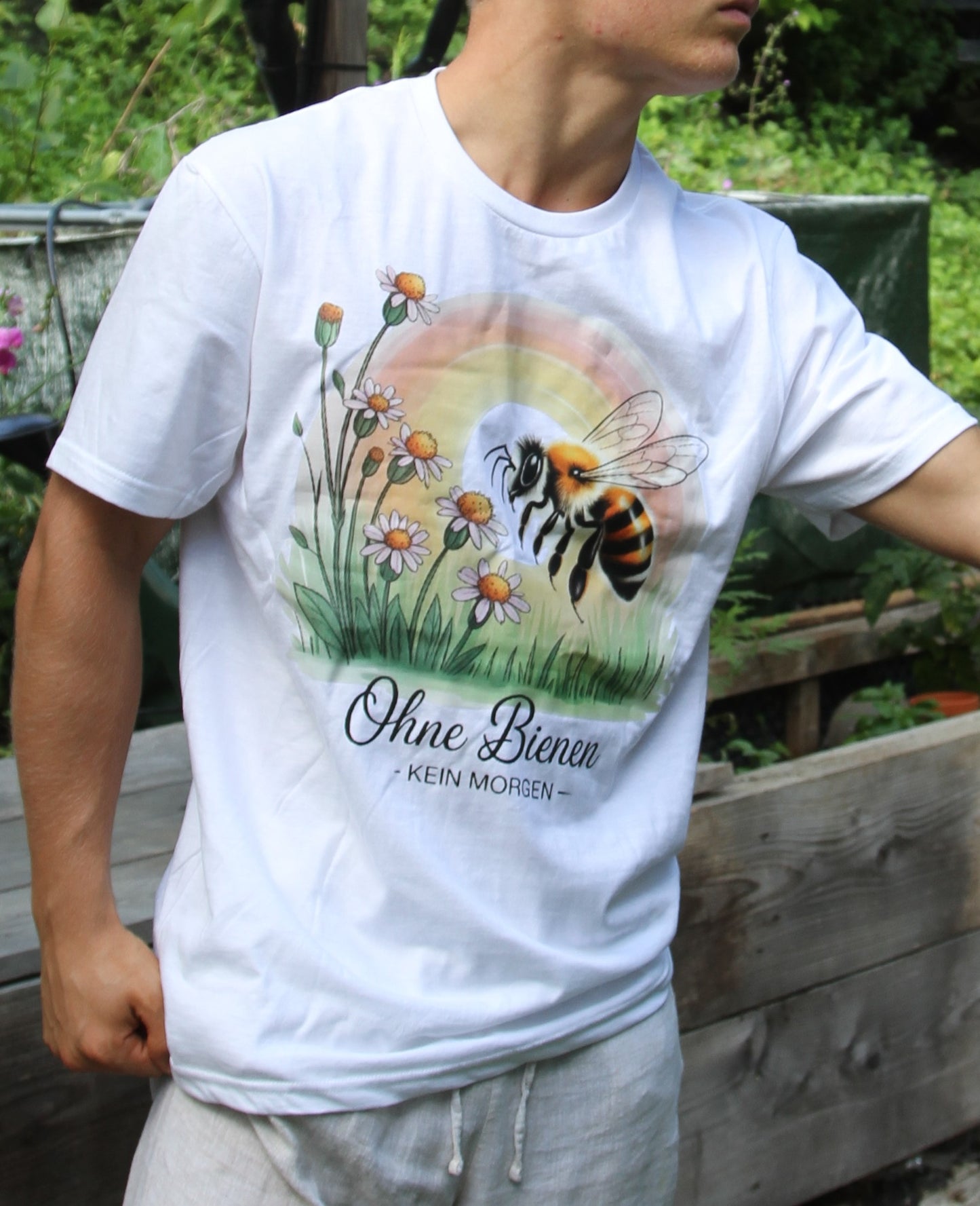 Ohne Bienen kein Morgen Organisches Premium Shirt