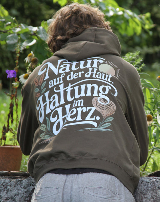 Natur Auf Der Haut Organischer Premium Hoodie