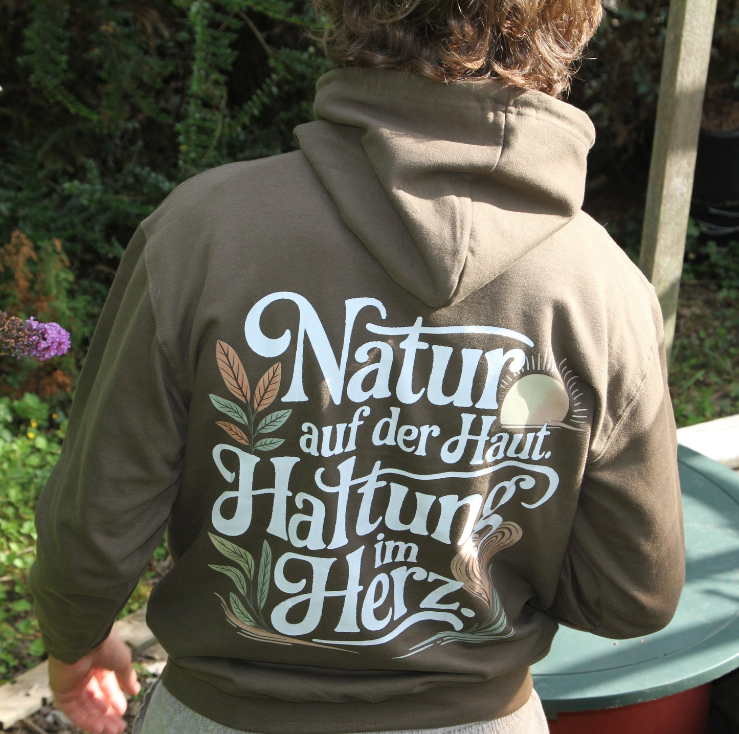 Natur Auf Der Haut Organischer Premium Hoodie