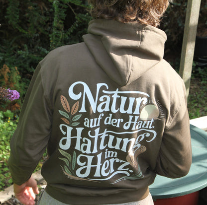 Natur Auf Der Haut Organischer Premium Hoodie