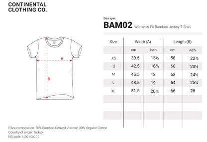 Nachhaltiges Bambus Shirt Damen