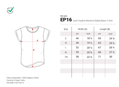 Nachhaltiges Frauen Baumwoll-Shirt