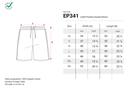 Nachhaltige Baumwoll-Shorts