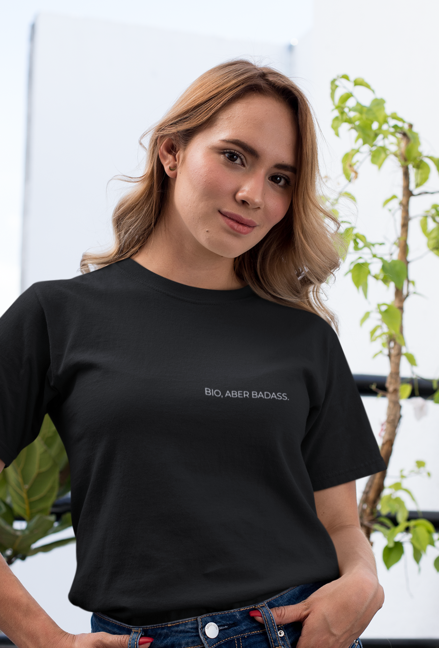 Bio, aber Badass Organisches Premium W-Shirt