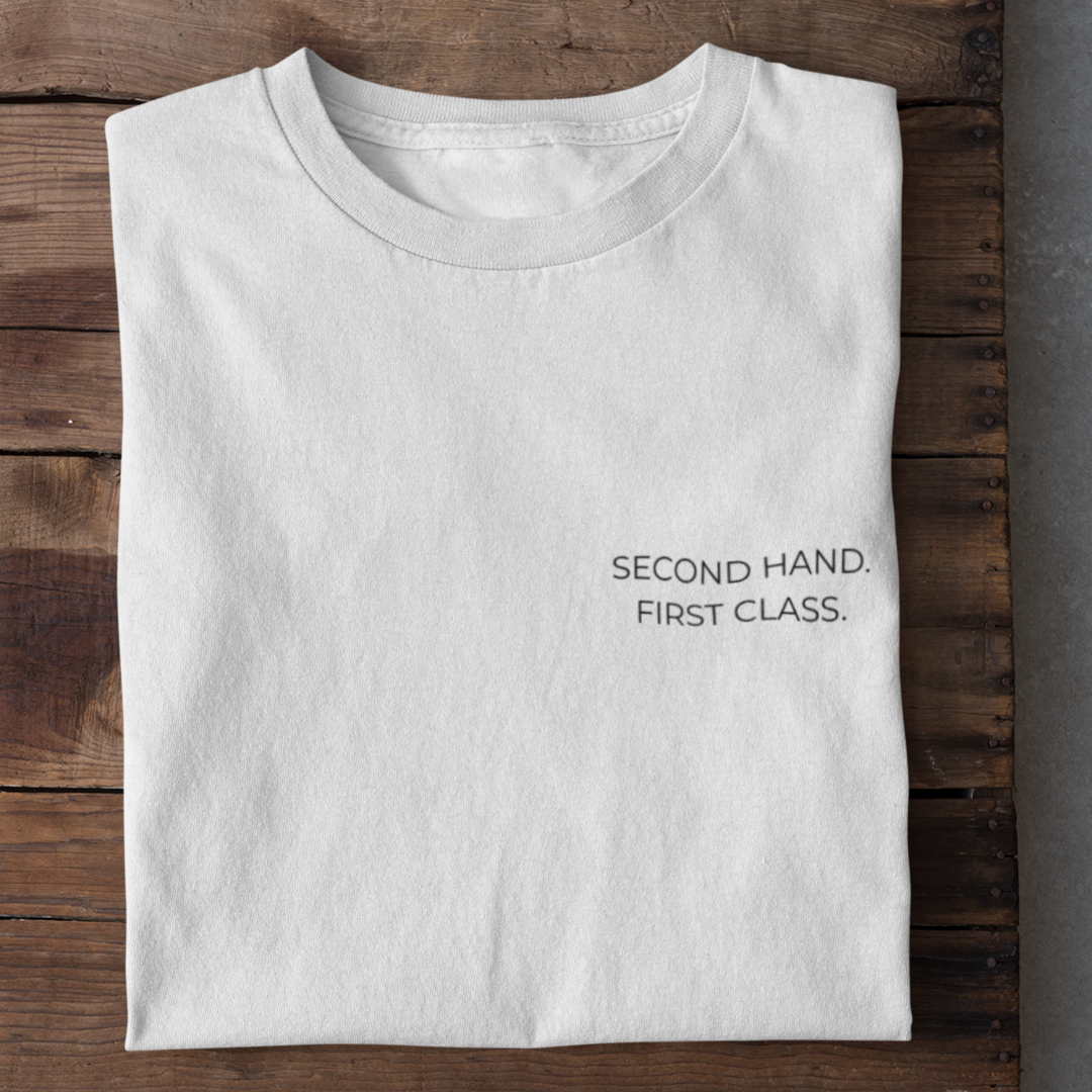 Second Hand, First Class Organisches Premium Shirt