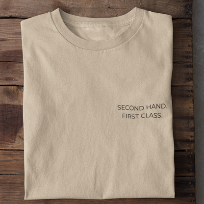 Second Hand, First Class Organisches Premium Shirt