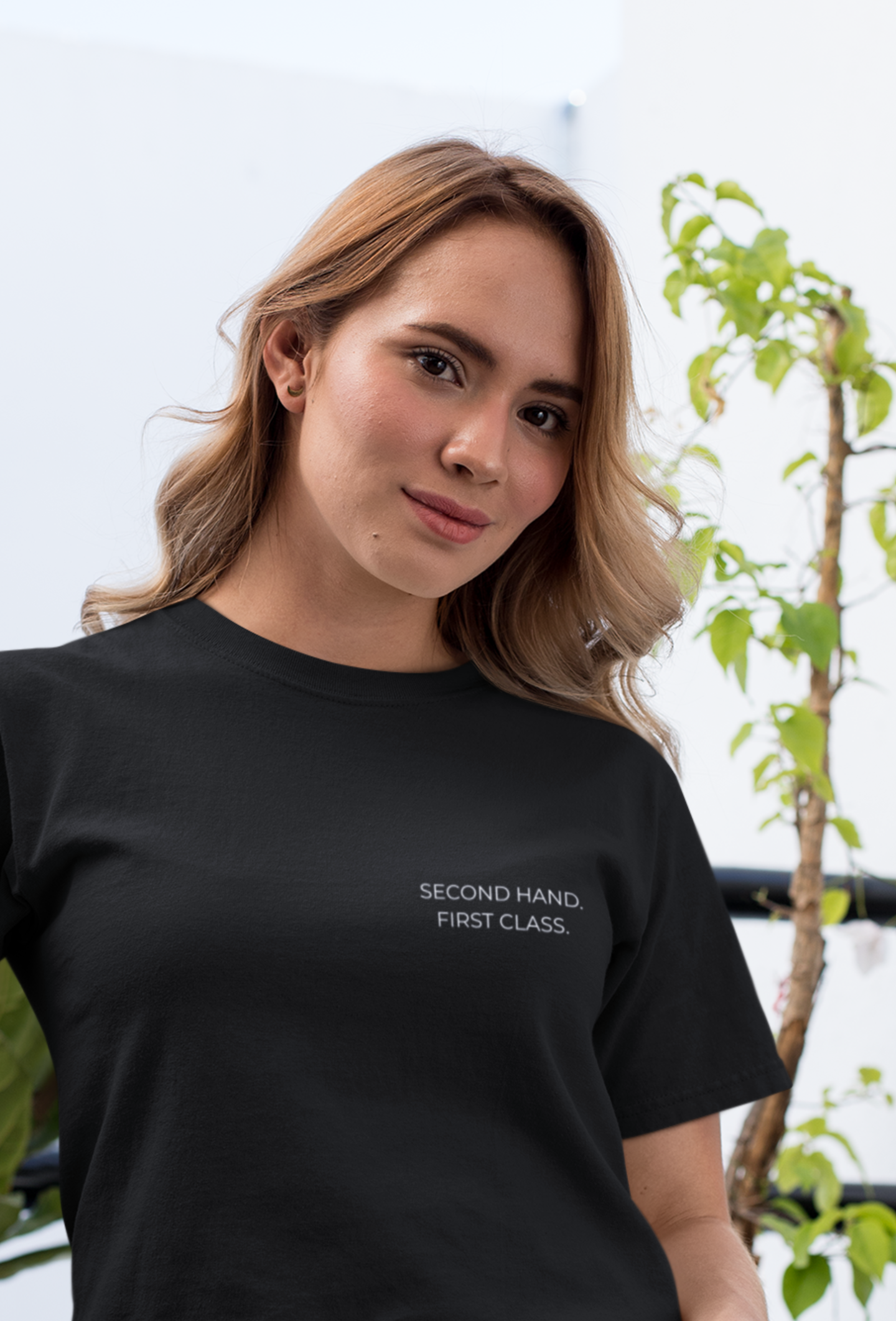 Second Hand, First Class Organisches Premium Shirt