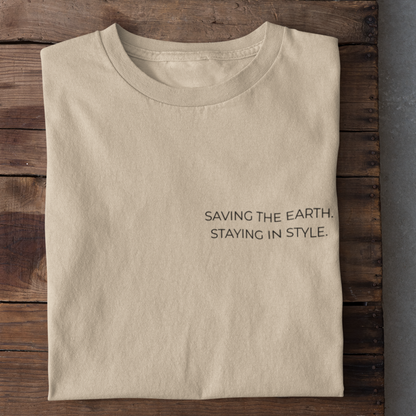 Saving The Earth Organisches Premium Shirt