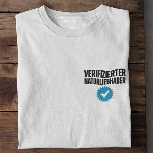 Verifizierter Naturliebhaber Organisches Premium Shirt