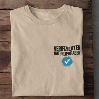 Verifizierter Naturliebhaber Organisches Premium Shirt