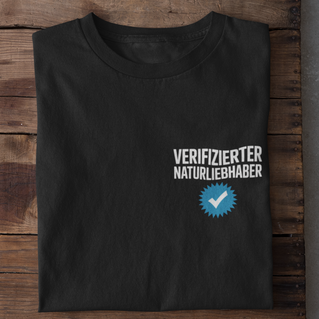 Verifizierter Naturliebhaber Organisches Premium Shirt