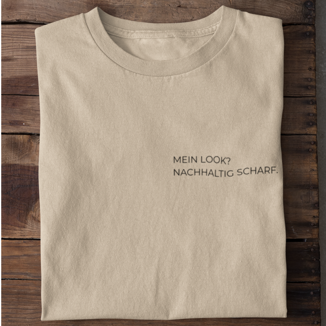 Mein Look Nachhaltig Scharf Organisches Premium Shirt