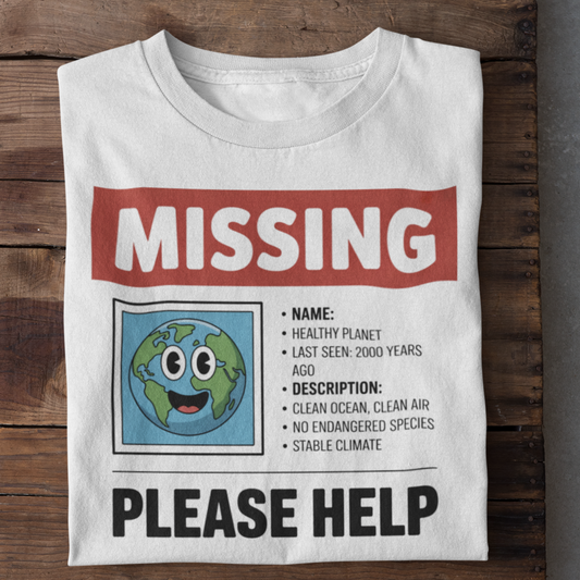 Missing Healthy Planet Organisches Premium Shirt
