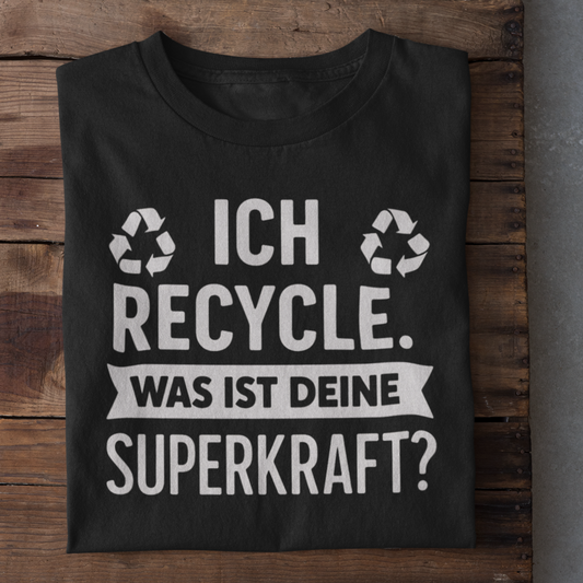 Recycle Superkraft Organisches Premium Shirt