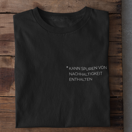 Nachhaltigkeits Spuren Organisches Premium Shirt