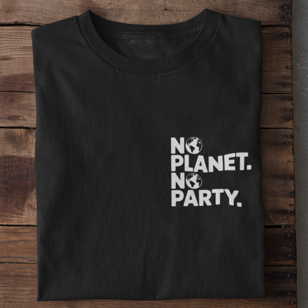 No Planet No Party Organisches Premium Shirt