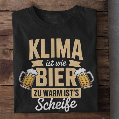 Klima Ist Wie Bier Organisches Premium Shirt