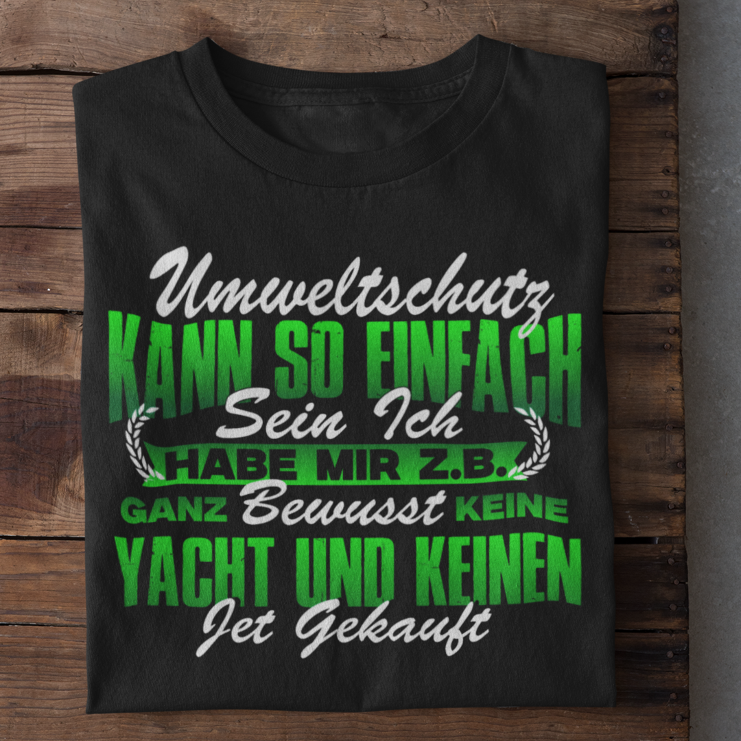 Umweltschutz Kann So Einfach Sein Organisches Premium Shirt
