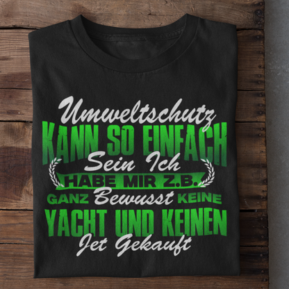 Umweltschutz Kann So Einfach Sein Organisches Premium Shirt
