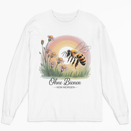 Ohne Bienen kein Morgen Organisches Premium Bio Sweatshirt
