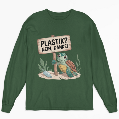 Plastik Nein Danke Organisches Premium Bio Sweatshirt