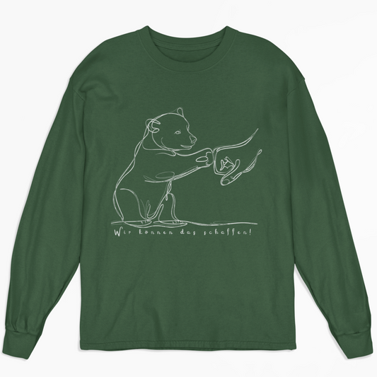 Wir können das schaffen Organisches Premium Bio Sweatshirt