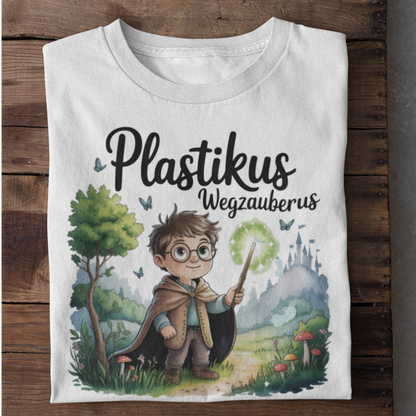 Plastikus Wegzauberus Organisches Premium Shirt