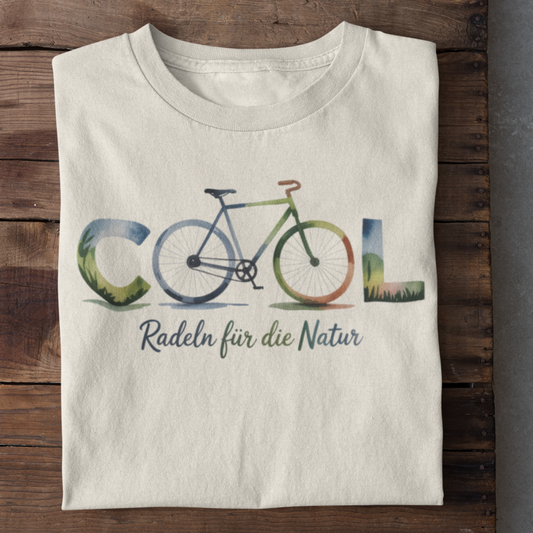 Radeln für die Natur Organisches Premium Shirt