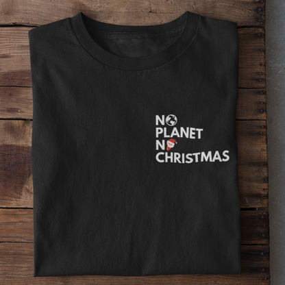 No Planet No Christmas Organisches Premium Shirt