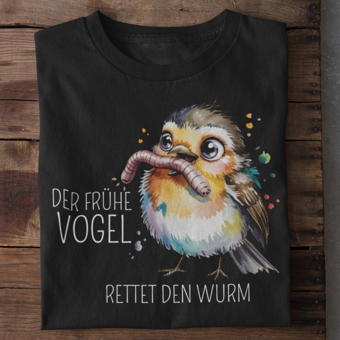 Der frühe Vogel Organisches Premium Shirt