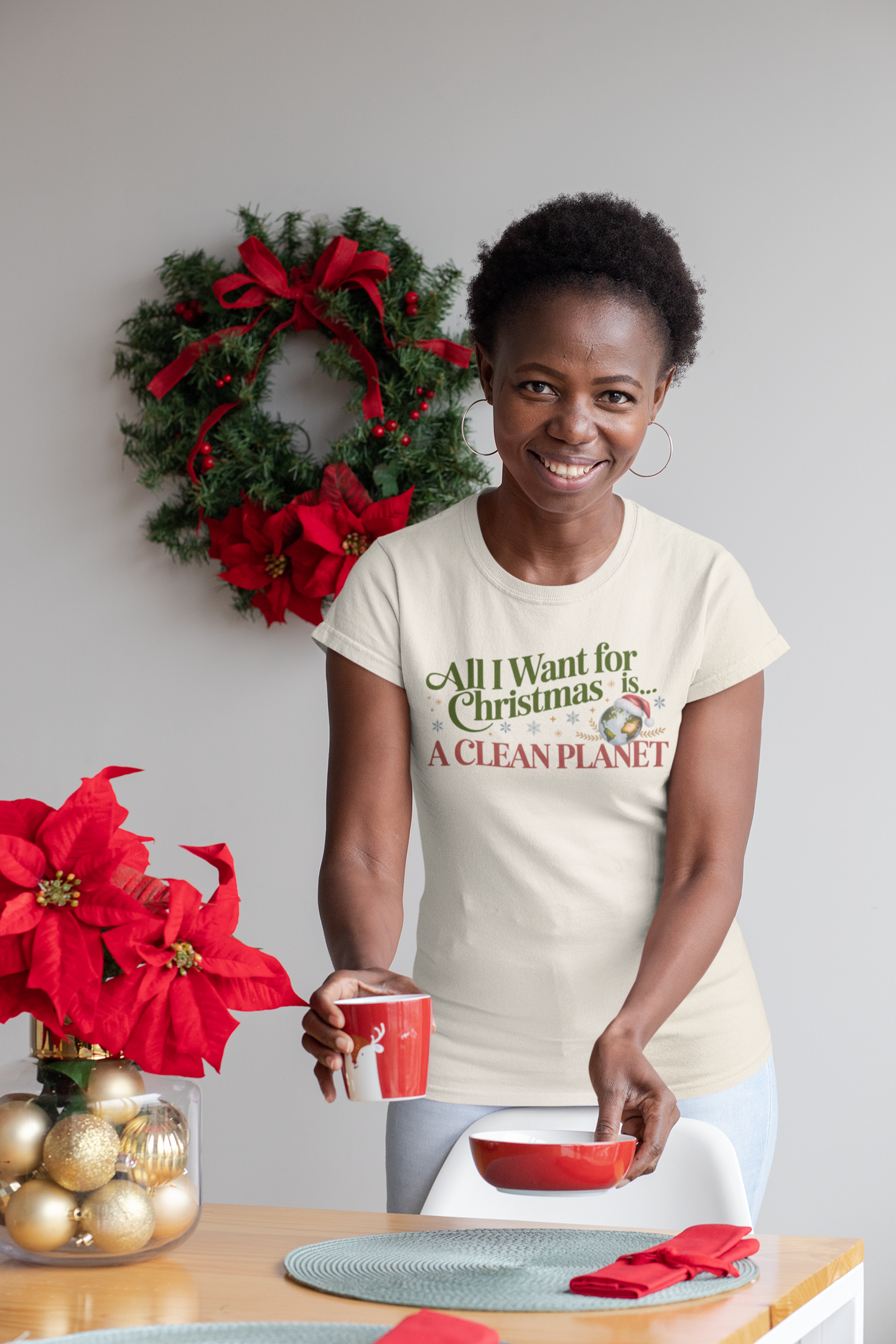 All I Want For Christmas Organisches Premium Shirt