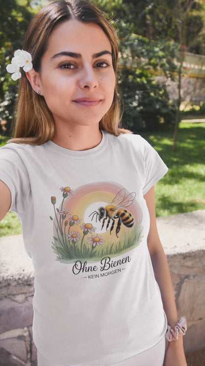 Ohne Bienen kein Morgen Organisches Premium W-Shirt