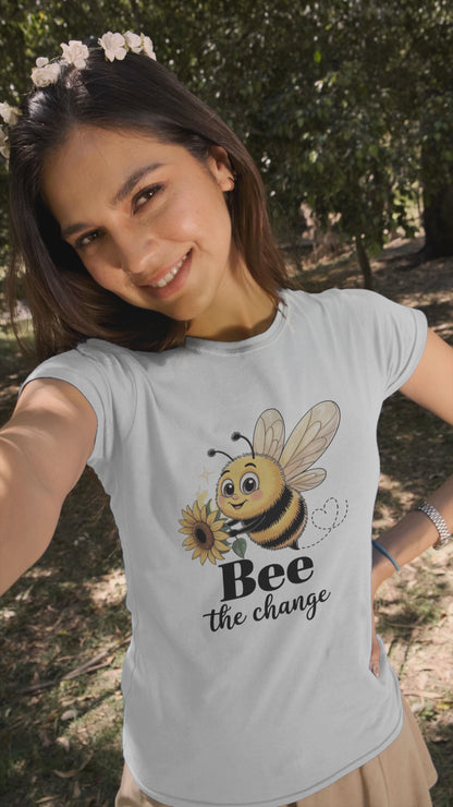 Bee The Change Organisches Premium W-Shirt